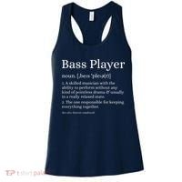 Bass Player Definition Bassist Gift For Musicians Women's Tank Top thumb 0