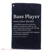 Bass Player Definition Bassist Gift For Musicians Golf Towel thumb 0