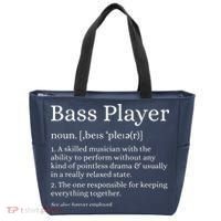 Bass Player Definition Bassist Gift For Musicians Tote Bag thumb 0