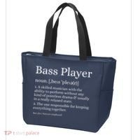 Bass Player Definition Bassist Gift For Musicians Tote Bag thumb 3