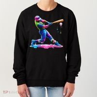 Baseball Player Drip Ice Cream Gift Women's Sweatshirt thumb 0