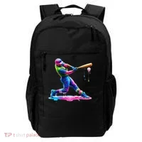 Baseball Player Drip Ice Cream Gift Backpack thumb 0