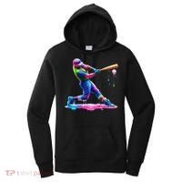 Baseball Player Drip Ice Cream Gift Women's Hoodie thumb 0