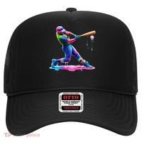 Baseball Player Drip Ice Cream Gift Hat thumb 0