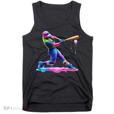 Baseball Player Drip Ice Cream Gift Tank Top