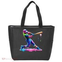 Baseball Player Drip Ice Cream Gift Tote Bag thumb 0