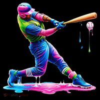 Baseball Player Drip Ice Cream Gift Tote Bag thumb 4