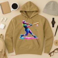 Baseball Player Drip Ice Cream Gift Hoodie thumb 3
