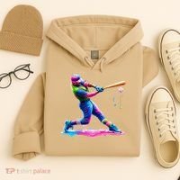 Baseball Player Drip Ice Cream Gift Hoodie thumb 4