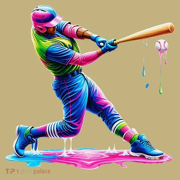 Baseball Player Drip Ice Cream Gift Hoodie
