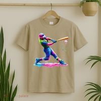 Baseball Player Drip Ice Cream Gift T-Shirt thumb 2