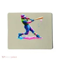 Baseball Player Drip Ice Cream Gift Mousepad thumb 0