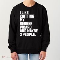 Berger Picard Dog Owner Knitting Lover Funny Knitter Women's Sweatshirt thumb 0