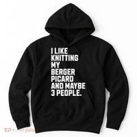 Berger Picard Dog Owner Knitting Lover Funny Knitter Hoodie thumb 0