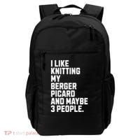 Berger Picard Dog Owner Knitting Lover Funny Knitter Backpack thumb 0