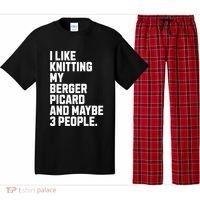 Berger Picard Dog Owner Knitting Lover Funny Knitter Pajama Set thumb 0