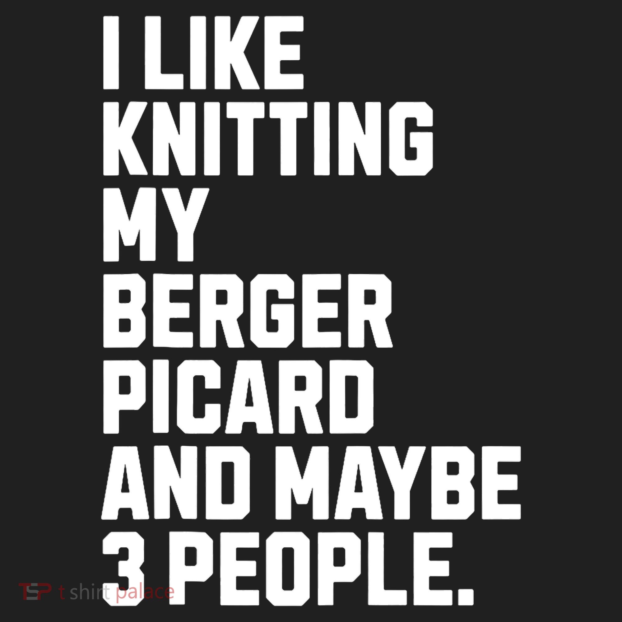 Berger Picard Dog Owner Knitting Lover Funny Knitter Hat