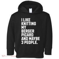 Berger Picard Dog Owner Knitting Lover Funny Knitter Toddler Hoodie thumb 0