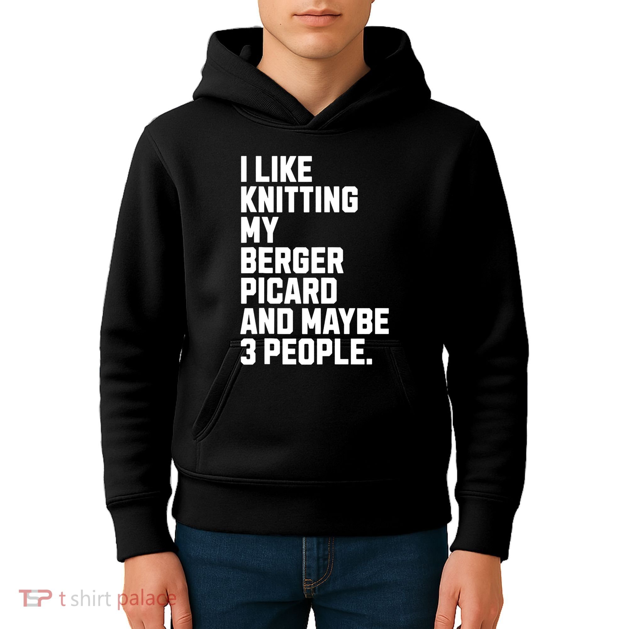 Berger Picard Dog Owner Knitting Lover Funny Knitter Kids Hoodie