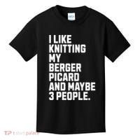 Berger Picard Dog Owner Knitting Lover Funny Knitter Kids T-Shirt thumb 0