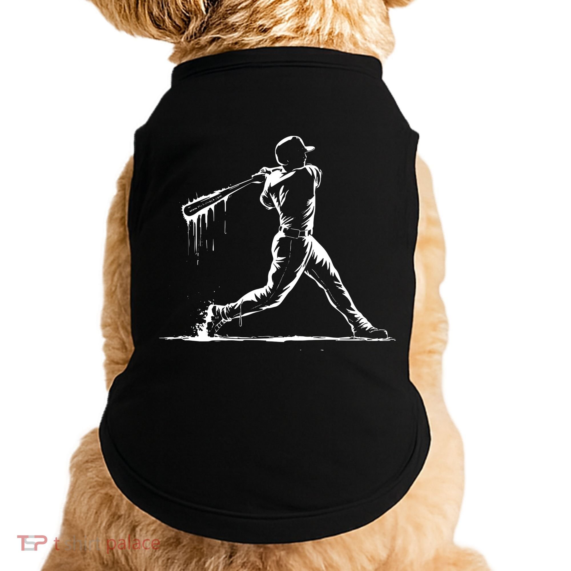 Baseball Player Drip Doggie Tank