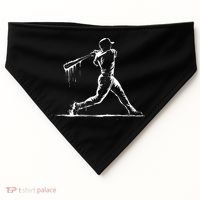 Baseball Player Drip USA-Made Doggie Bandana thumb 0