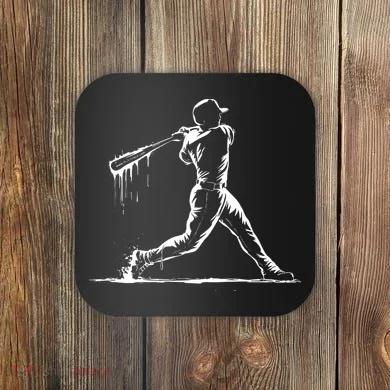 Baseball Player Drip Coaster