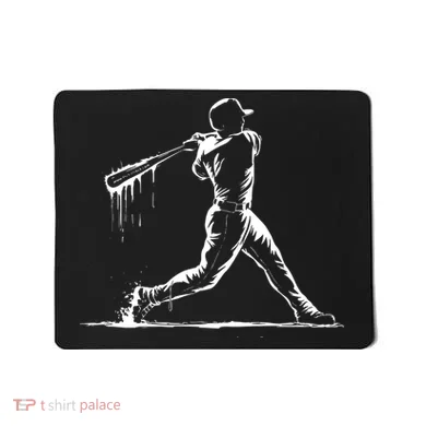 Baseball Player Drip Mousepad