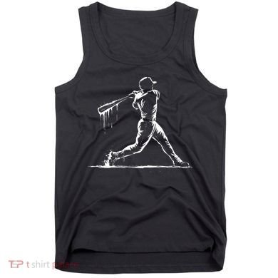Baseball Player Drip Tank Top
