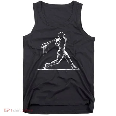 Baseball Player Drip Tank Top