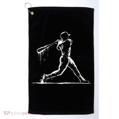 Baseball Player Drip Golf Towel