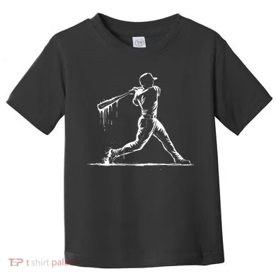 Baseball Player Drip Toddler T-Shirt