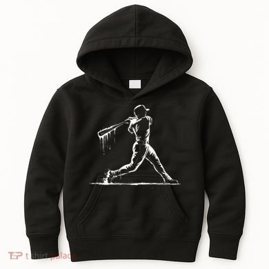 Baseball Player Drip Kids Hoodie