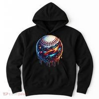Baseball Planet Drip Baseball Drip Baseball Ice Cream Drip Hoodie thumb 0