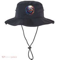 Baseball Planet Drip Baseball Drip Baseball Ice Cream Drip Bucket Hat thumb 0