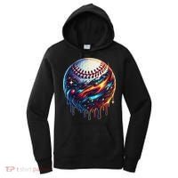 Baseball Planet Drip Baseball Drip Baseball Ice Cream Drip Women's Hoodie thumb 0