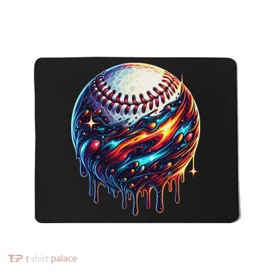 Baseball Planet Drip Baseball Drip Baseball Ice Cream Drip Mousepad