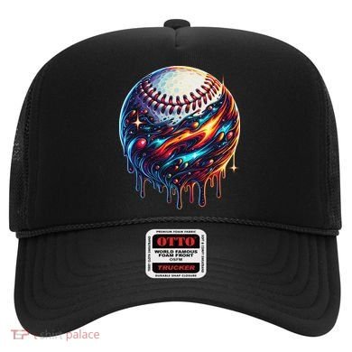 Baseball Planet Drip Baseball Drip Baseball Ice Cream Drip Hat