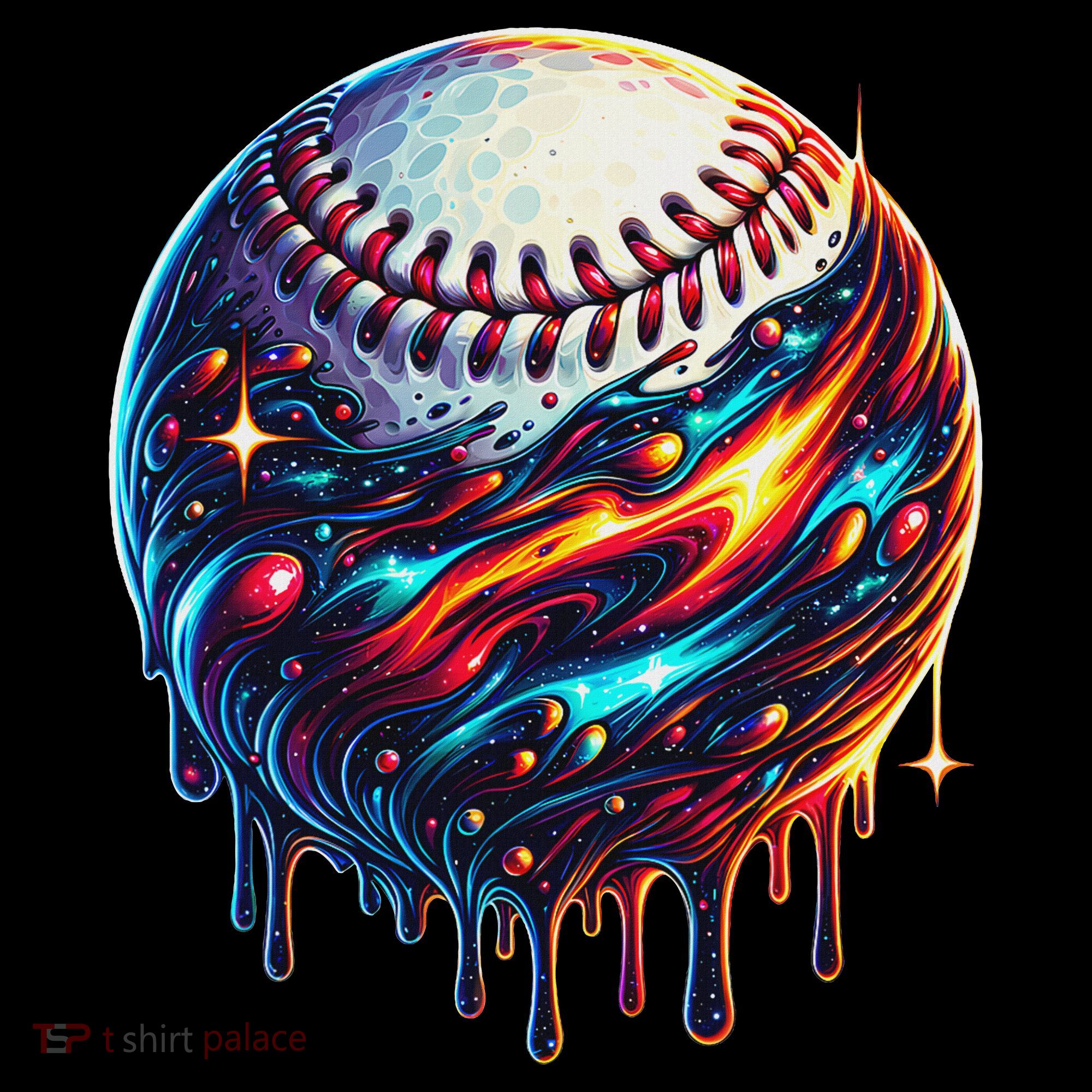 Baseball Planet Drip Baseball Drip Baseball Ice Cream Drip Toddler Hoodie