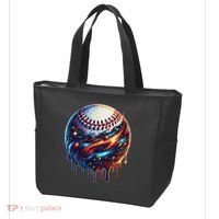 Baseball Planet Drip Baseball Drip Baseball Ice Cream Drip Tote Bag thumb 3