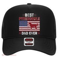 Best Pyredoodle Dad Ever American Flag Dog Dad Hat thumb 0