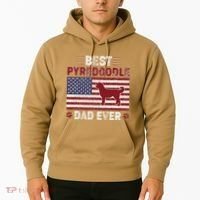 Best Pyredoodle Dad Ever American Flag Dog Dad Hoodie thumb 2