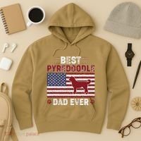 Best Pyredoodle Dad Ever American Flag Dog Dad Hoodie thumb 3