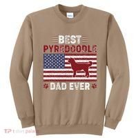 Best Pyredoodle Dad Ever American Flag Dog Dad Sweatshirt thumb 0