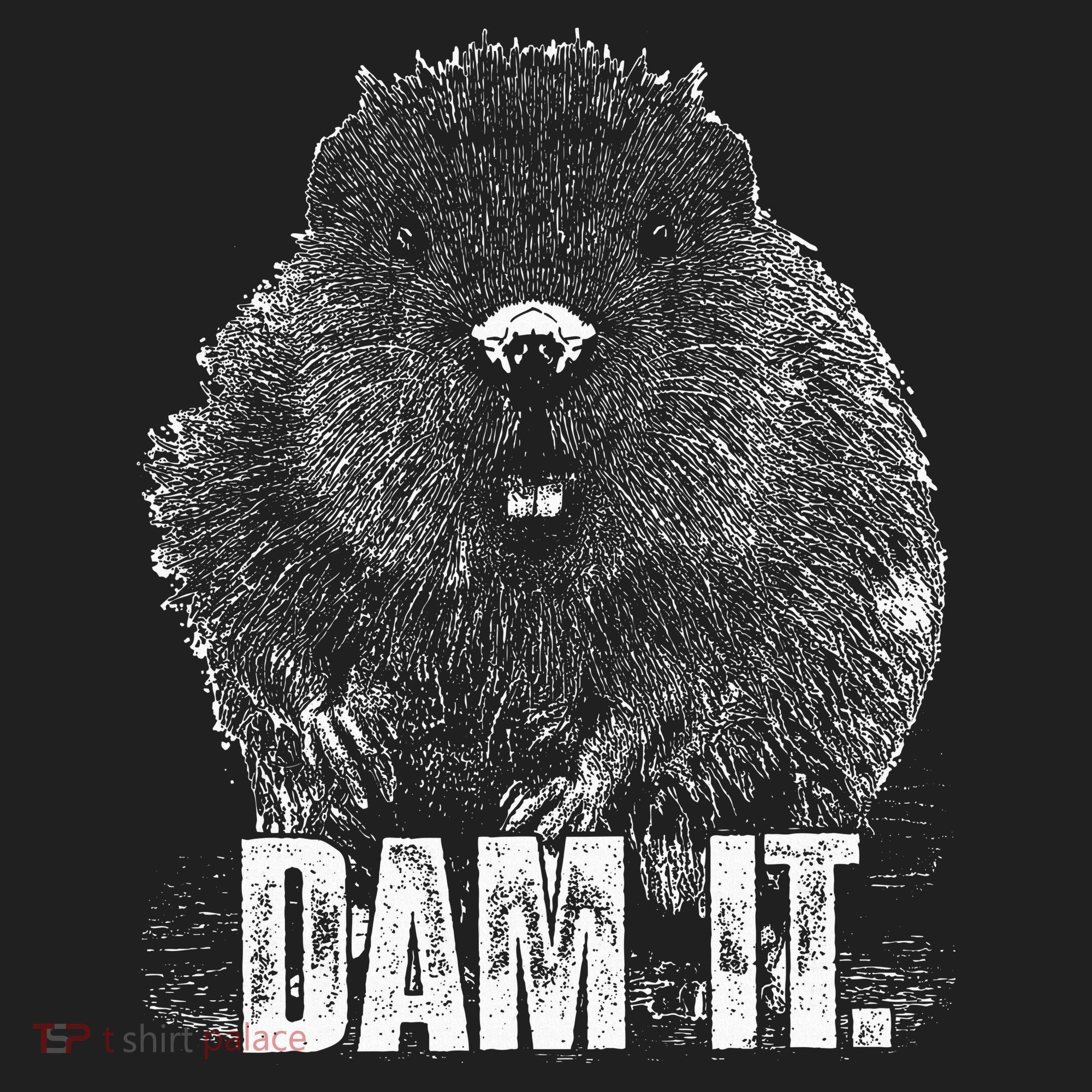 Beaver Pun Dam It Language Joke Beavers Rodents Lover Hat