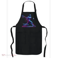 Baseball Player Drip For N Ice Cream Apron thumb 0