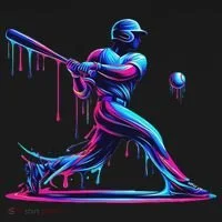 Baseball Player Drip For N Ice Cream Bucket Hat thumb 4