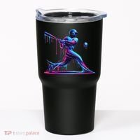 Baseball Player Drip For N Ice Cream Tumbler thumb 0