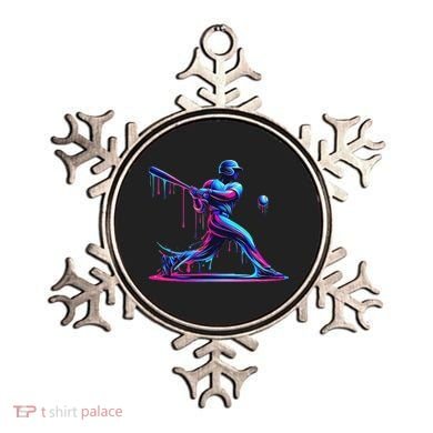 Baseball Player Drip For N Ice Cream Ornament