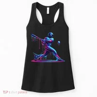 Baseball Player Drip For N Ice Cream Women's Tank Top thumb 0